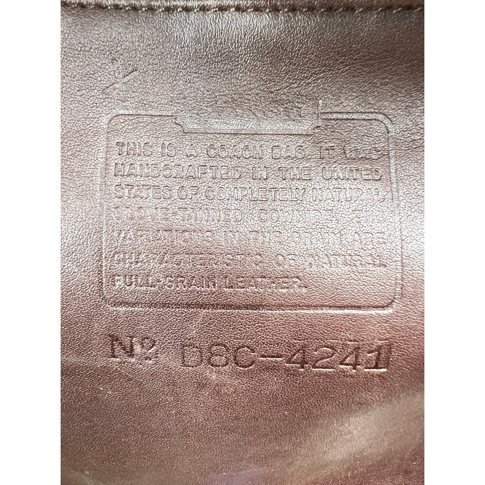 Rare 1998 Vintage Coach Westport Shoulder Bucket Bag Mahogany Brown Leather - Picture 3 of 16